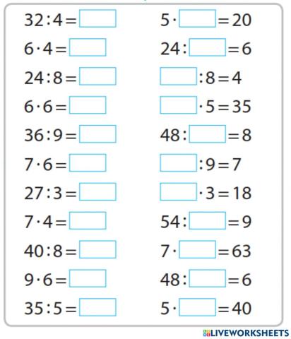 Таблиця множення