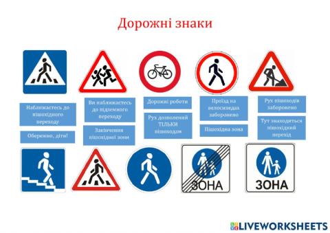Дорожні знаки