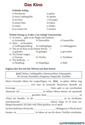 Сотнікова С. 9 клас Das Kino