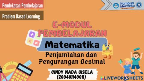 E-Modul Matematika Bagian 2 Desimal Cindy Nada Gisela