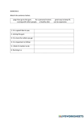 IE0, Unit 8, Grammar and Vocabulary, Exercise 8
