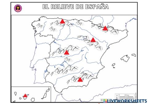 Relieve de España
