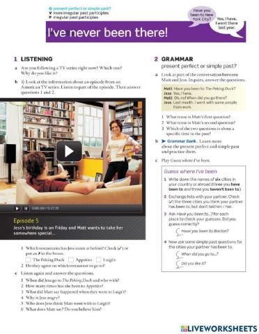 I've never been there!