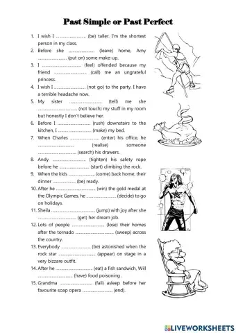 Past simple or past perfect