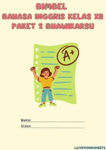 Bimbel kelas XII paket 2