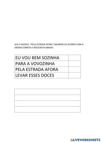 Música:Pela estrada afora