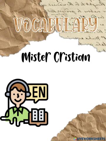 Vocabulary's topics