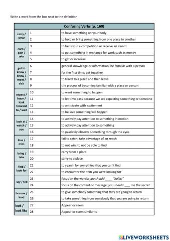 INT2-Confusing Verbs