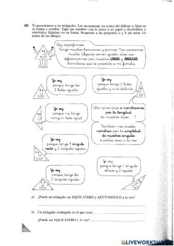 Clases de triángulos