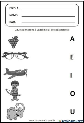 Ligar pontos alfabeto