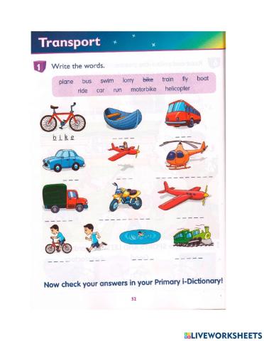 Idict 1 - Unit 9 - Lesson 7 - Worksheet