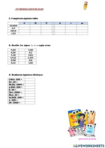 Números decimales