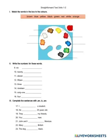 Straightforward Units 1,2