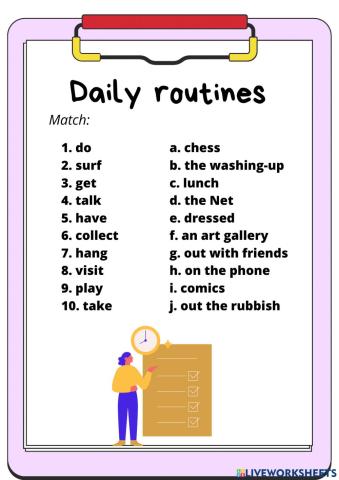 Daily routines
