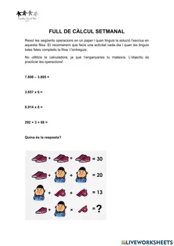 Full de càlcul 5-PI