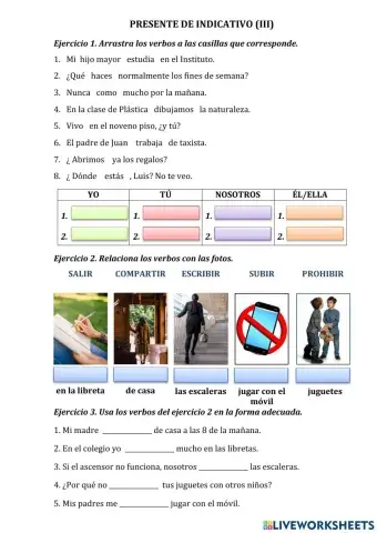 Presente de indicativo (III)