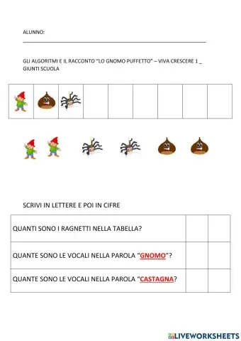 Lettura LO GNOMO PUFFETTO