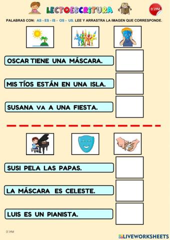 Sílaba inversa: as es is os us