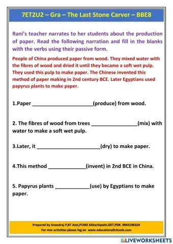 The Last Stone Carver - BBE 8