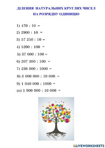 Ділення натуральних чисел