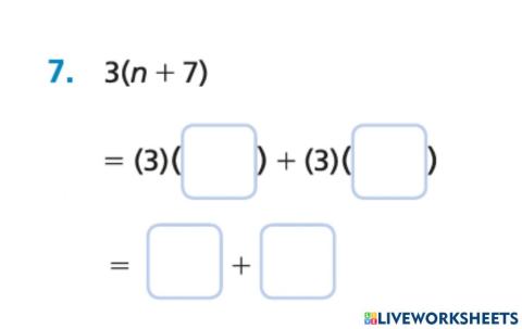 ص29 س7 ايجاد مفكوك المقادير الجبرية