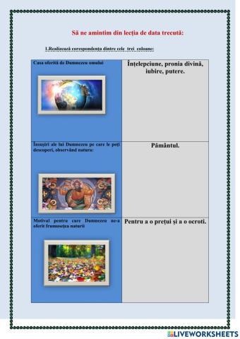 Omul în relație cu natura