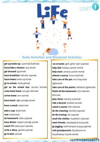 Unit 1-life study notes