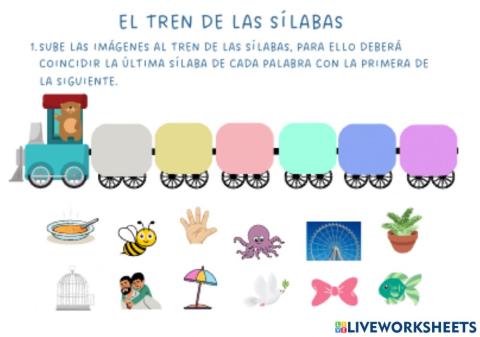 Tren de las sílabas