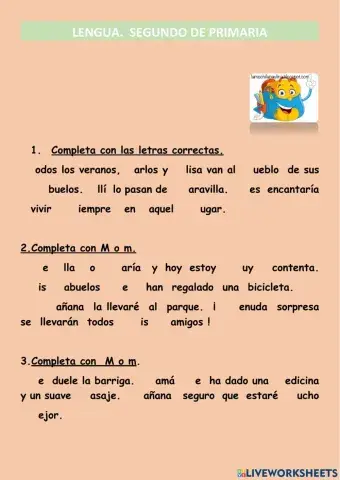 La mayúscula y la sílaba