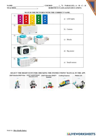 Lego education class 1