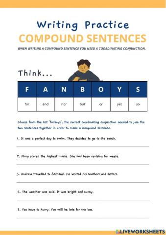 English Writing - Compound and Complex sentences