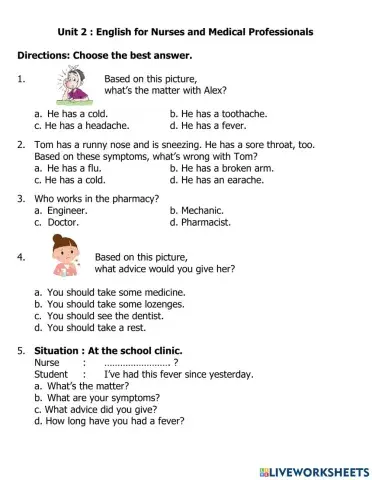 English for Nurses and Medical Professionals