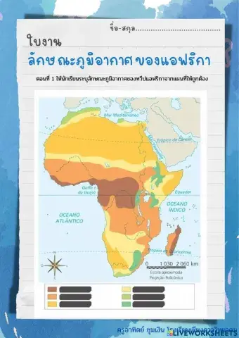 ลักษณะภูมิอากาศแอฟริกา