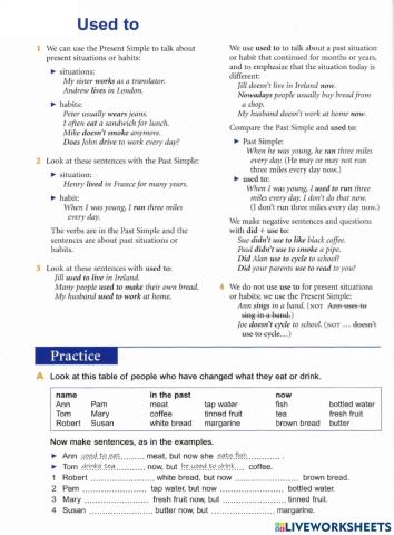 Basic Grammar-20 Used to