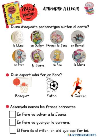 Peus grans com gegants- Escola de monstres