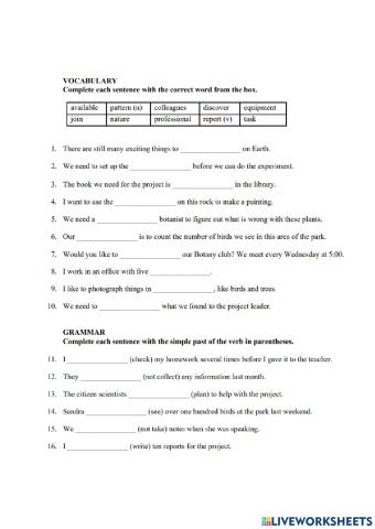 Unit 4 - Citizen Science