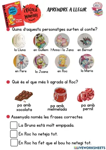 Empastifada amb melmelada-Escola de monstres