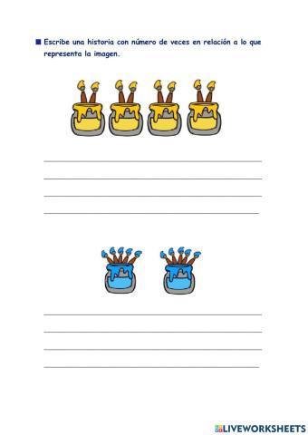 Iniciación multiplicación 5