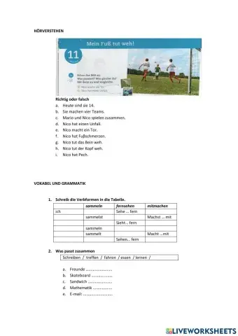 Beste Freunde Lektion10 und 11