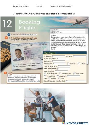 Booking flight
