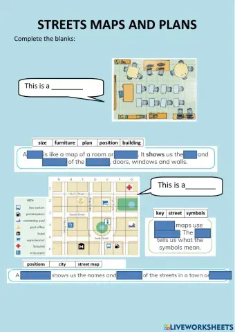 Street maps and plans