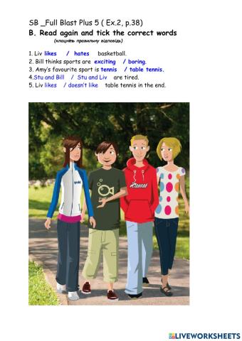 Ex.2,p38-Full Blast Plus 5