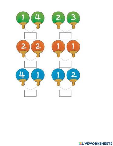 Склад чисел 2-5