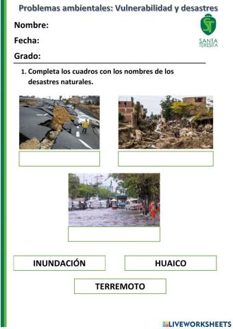 Problemas ambientales