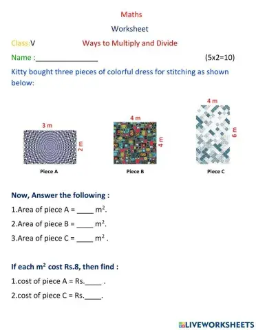 Class-V, Maths-Ways to Multiply and Divide