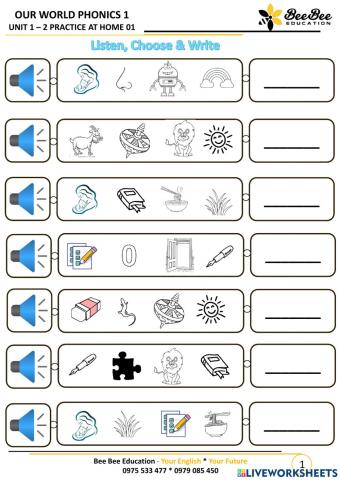 OW.Phonics1. Unit 1-2. Practice at home 01