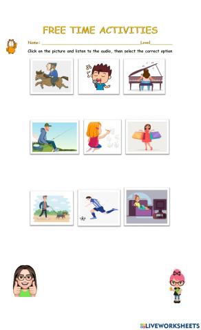 Free time activities