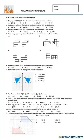 A-penilaian harian transformasi