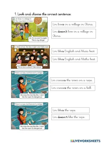 Lin's dangerous crossing