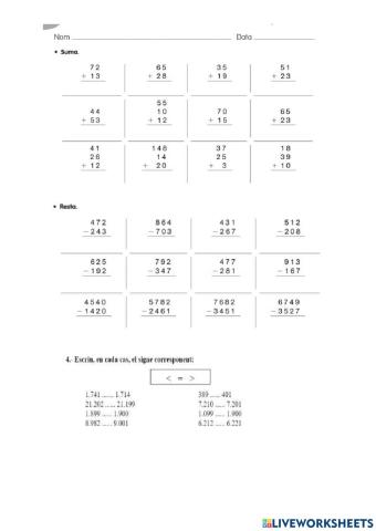 Càlcul i numeració